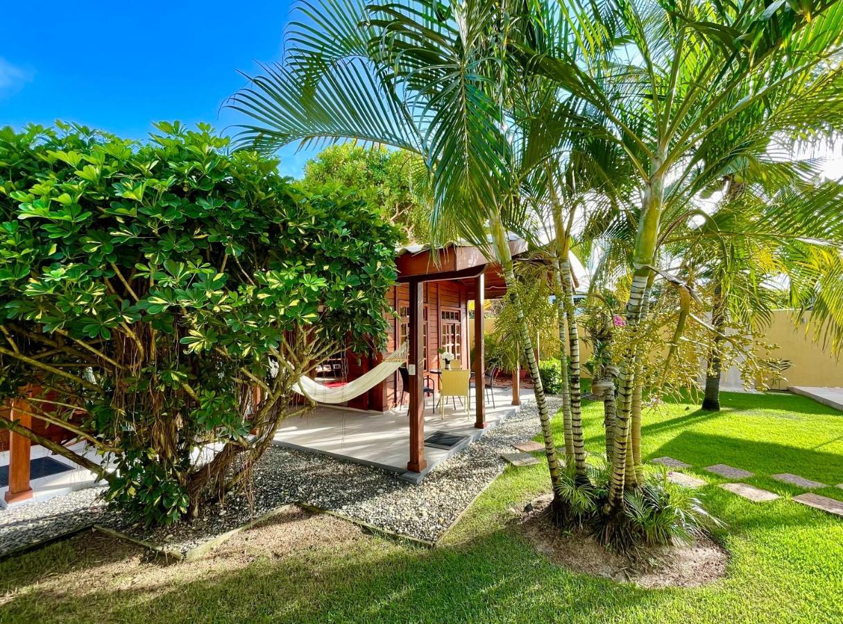 Bangalo De Madeira Em Condominio De Praia Camaçari Exterior foto