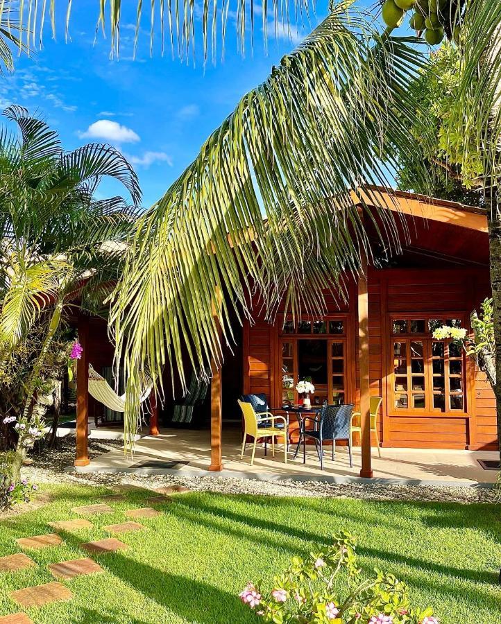 Bangalo De Madeira Em Condominio De Praia Camaçari Exterior foto