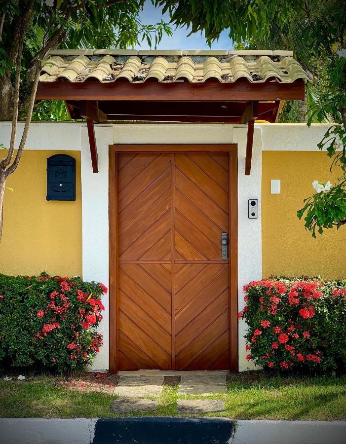 Bangalo De Madeira Em Condominio De Praia Camaçari Exterior foto